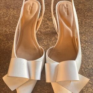 Ted Baker Ari Satin Bow Slingback Pumps